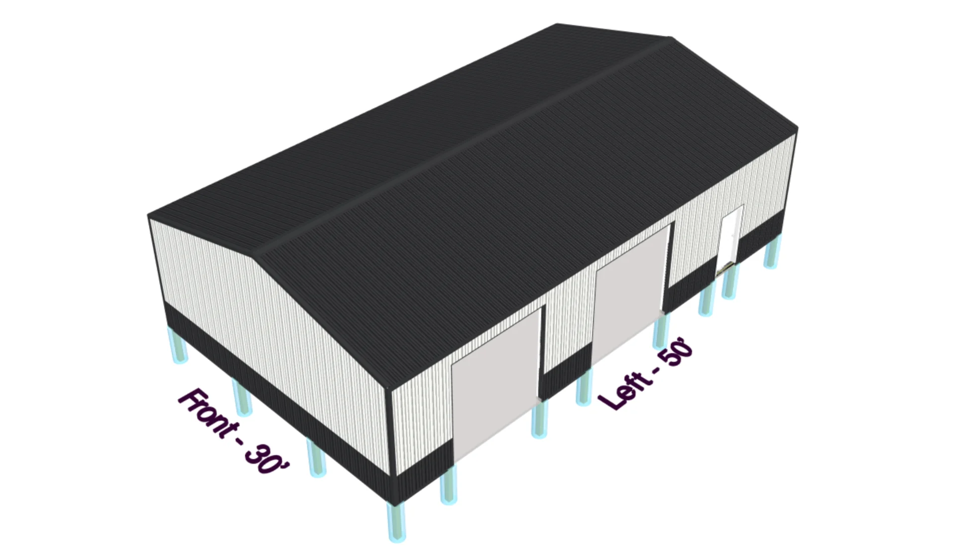 30x60 Post Frame Shop - shop