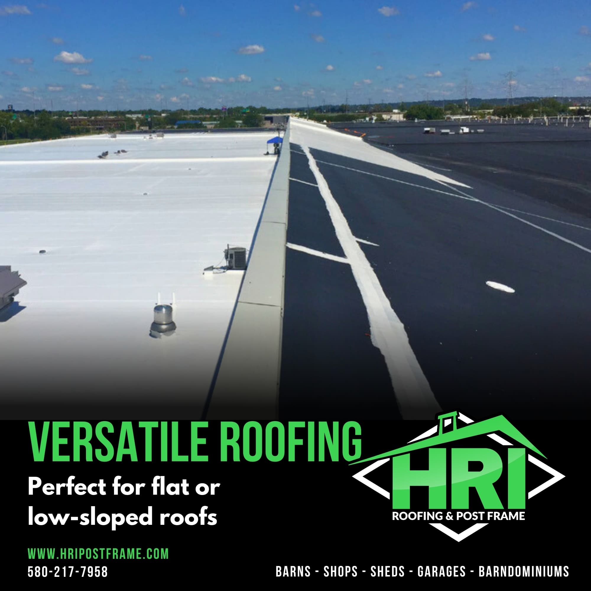 HRI’s Silicone Coatings: Versatile Protection for Various Roof Types