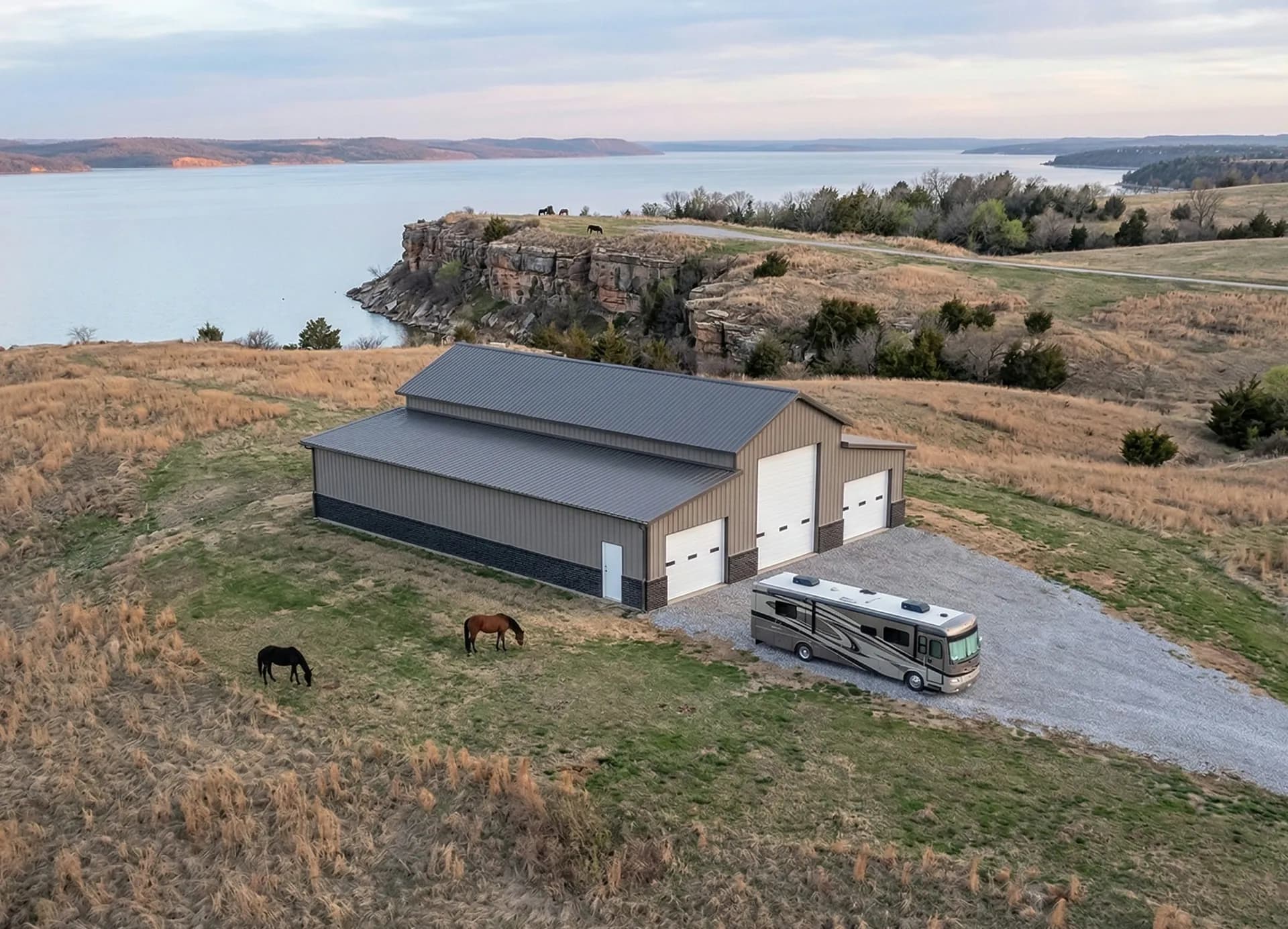 The Cliffside Horse Barn — 20' x 60' Horse Barns