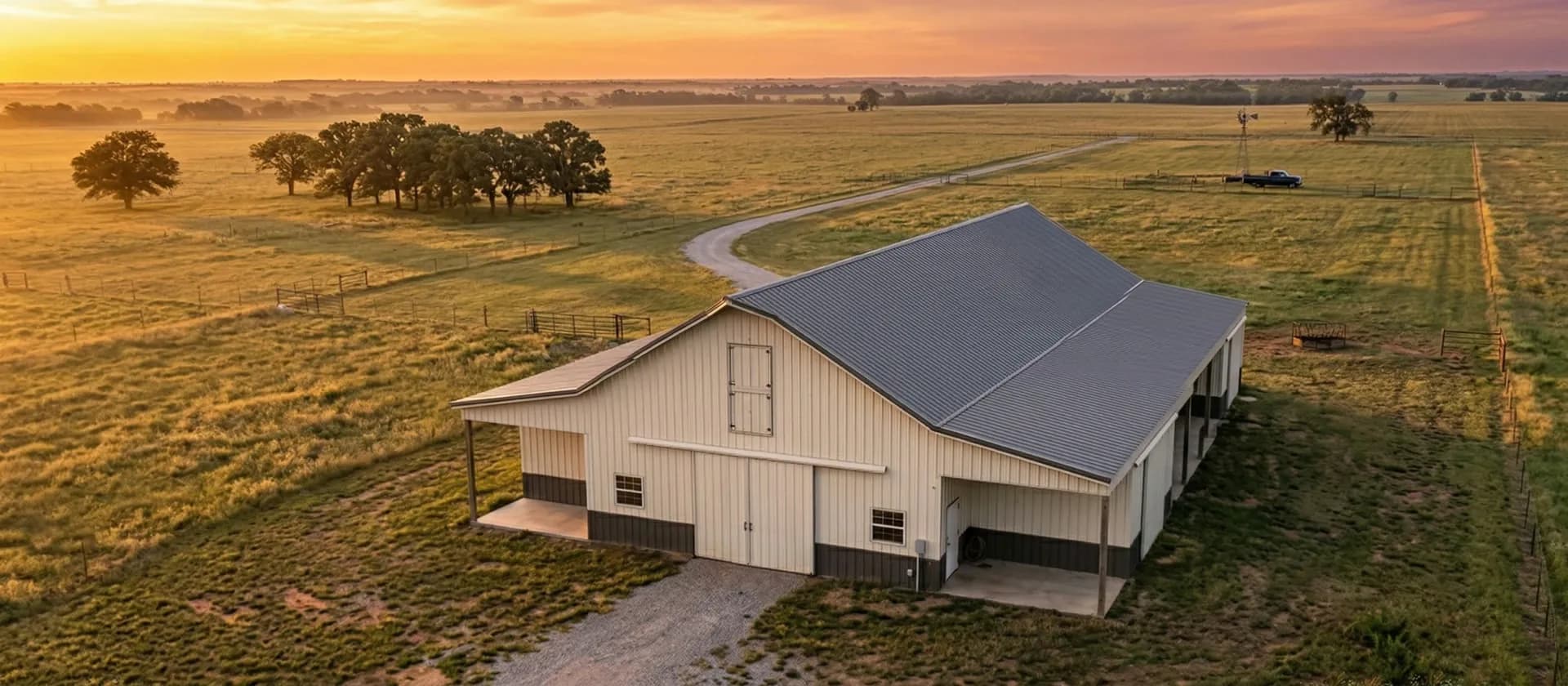 The Rancher — 16' x 96' Barns